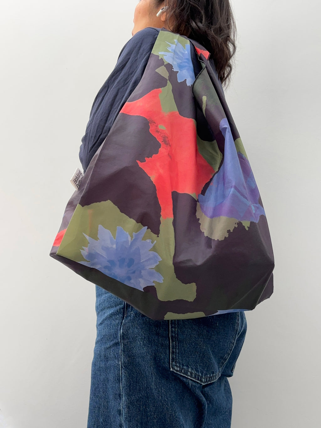 Ink Flower Market Tote