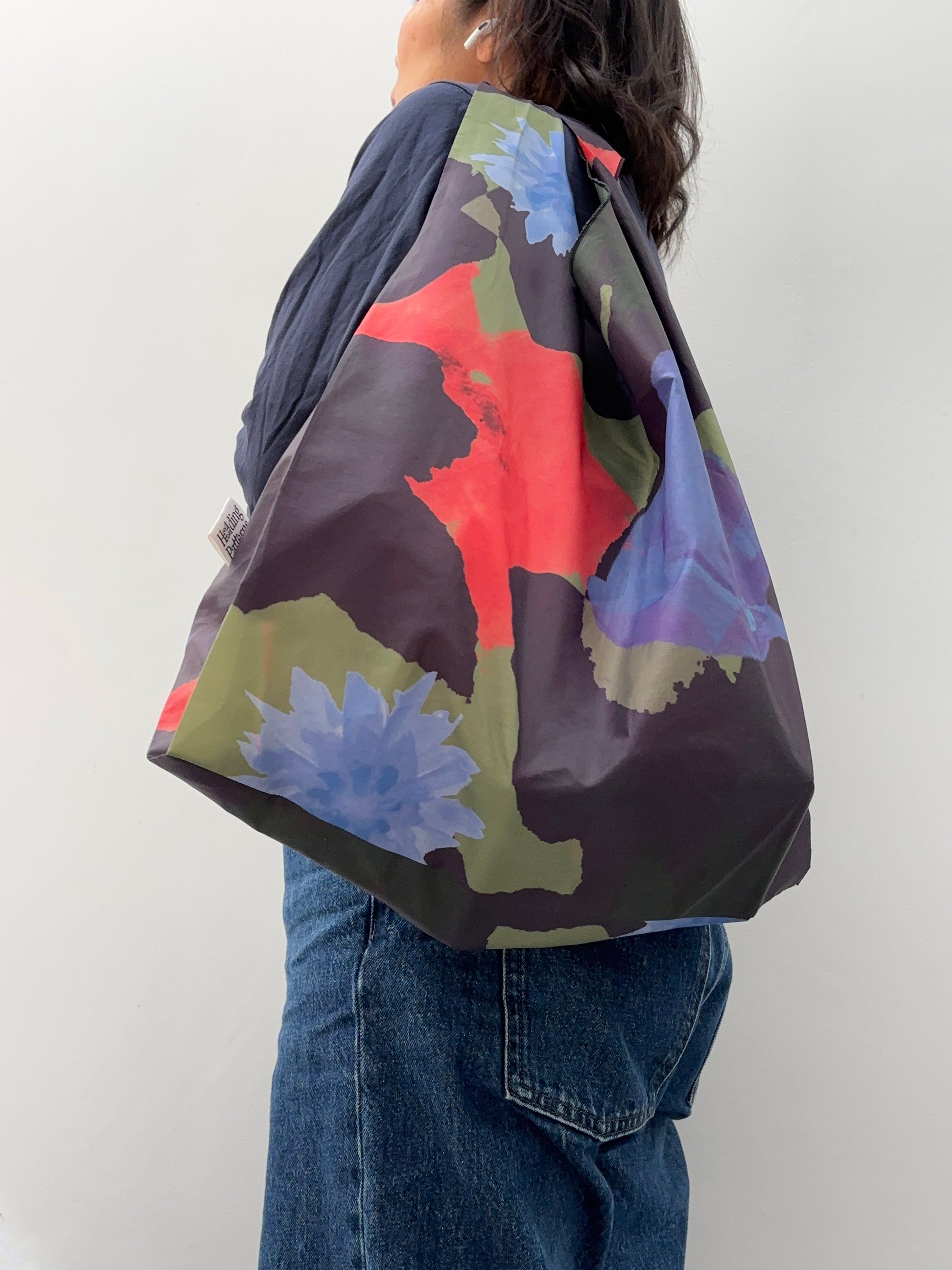 Ink Flower Market Tote