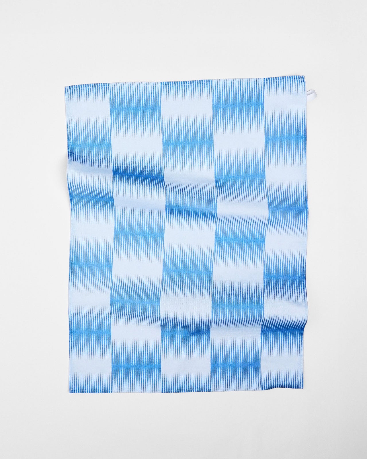 Op Art Gradient Tea Towel / Blue
