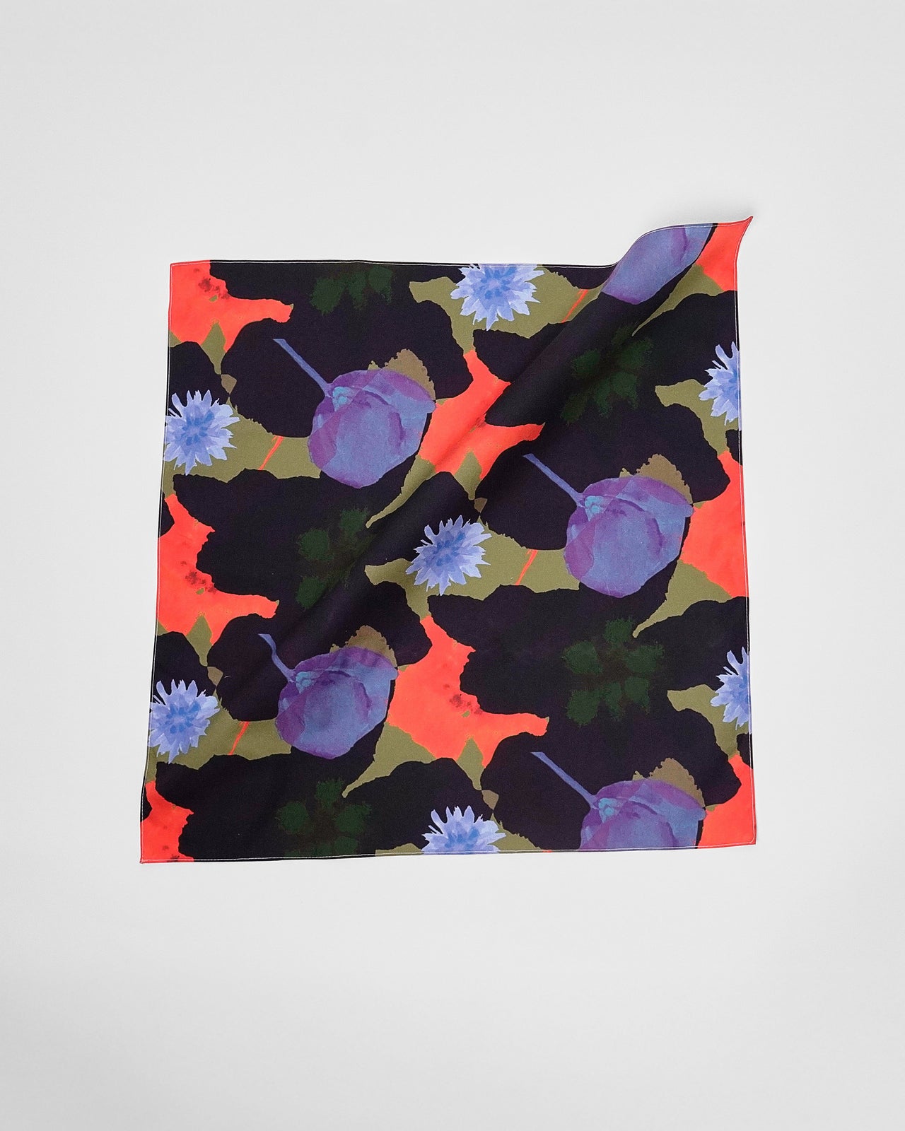 Ink Flowers Fabric Wrap / Furoshiki