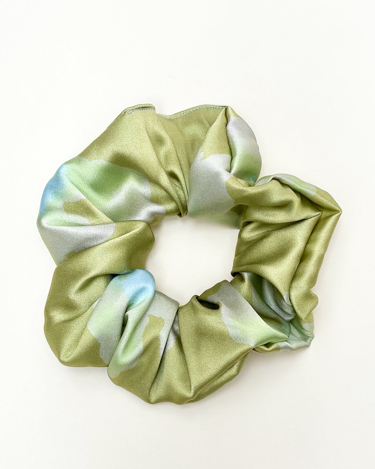 Citric Flower Large Silk Scrunchie