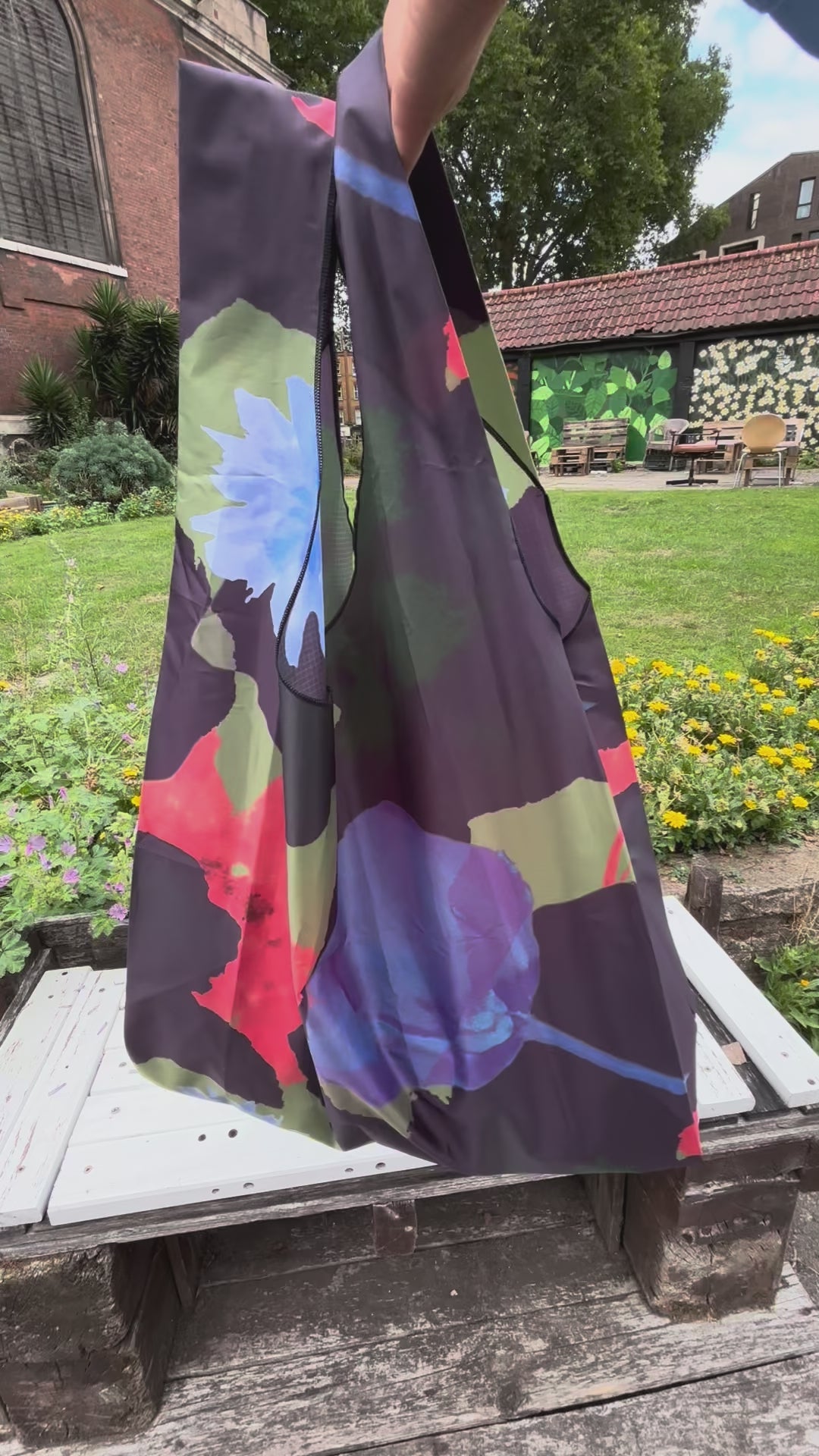 Ink Flower Market Tote